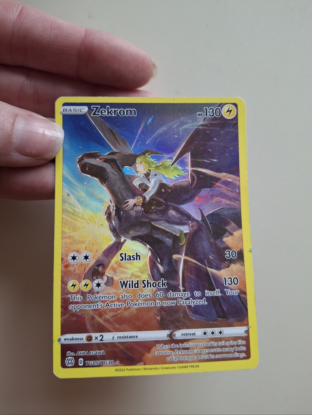 The Pokémon Company Zekrom TG05/TG30 Brilliant Stars TG Ultra Rare Holo